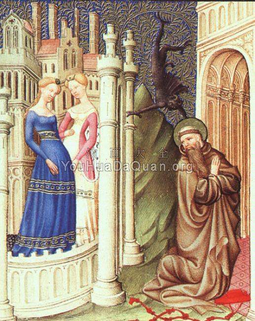 St. Jerome Tempted by Dancing Girls - 林保尔·布拉泽斯